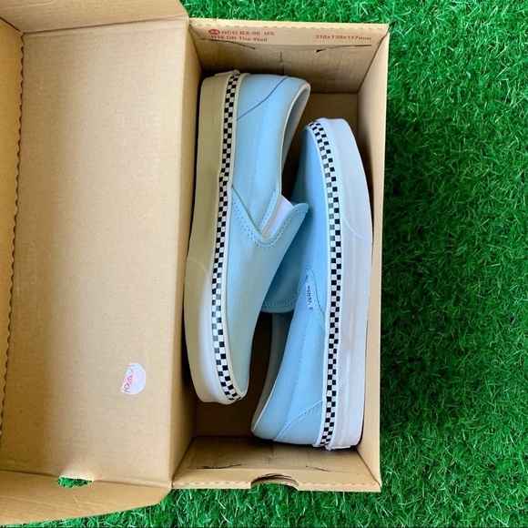 Vans Classic Slip On Foxing Cool Blue - Picture 2 of 7